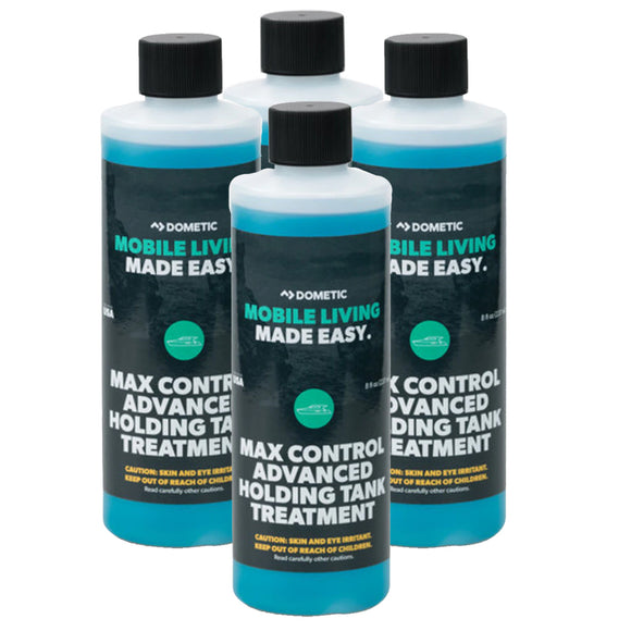 Dometic Max Control Holding Tank Deodorant - Four (4) Pack of 8oz Bottles - Fishing Monsters