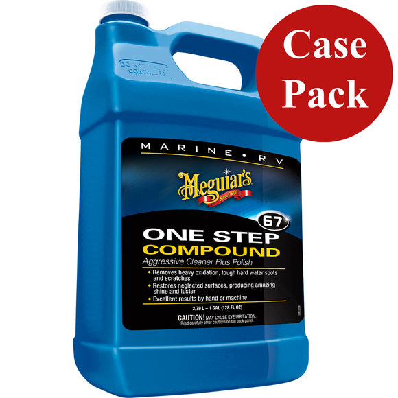 Meguiar's Marine One-Step Compound - 1 Gallon *Case of 4* - Fishing Monsters