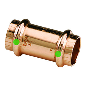 Viega ProPress 1/2" Copper Coupling w/Stop - Double Press Connection - Smart Connect Technology - Fishing Monsters