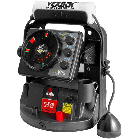 Vexilar Ultra Pack Combo w/Lithium Ion Battery & Charger - Fishing Monsters