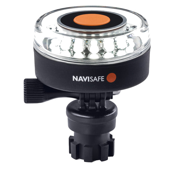 Navisafe Navilight All-White 5 Mode 360° 2NM w/Navimount Base - Fishing Monsters