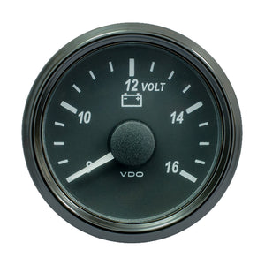 VDO SingleViu 52mm (2-1/16") Voltmeter f/12V Systems - Fishing Monsters