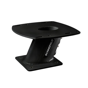 Scanstrut APT-150-01-BLK - Aluminum PowerTower® Radar Mount - 6" Aft Leaning - Black - Fishing Monsters