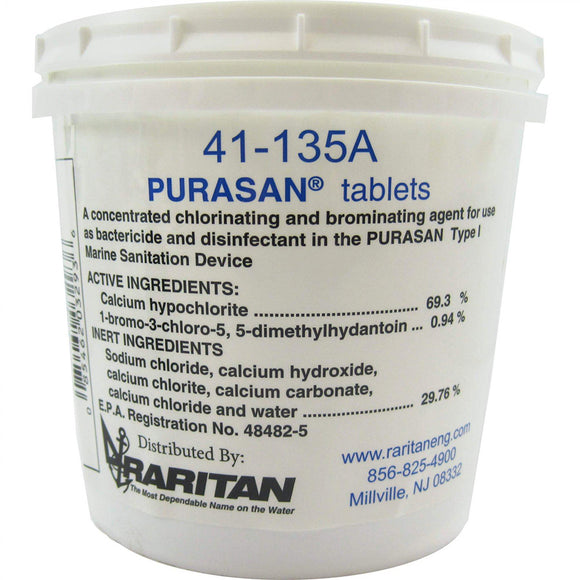 Raritan PURASAN® EX Refill Tablets *1 Tub of 6 Tablets - Fishing Monsters