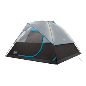 Coleman OneSource Rechargeable 4-Person Camping Dome Tent w/Airflow System & LED Lighting - Fishing Monsters