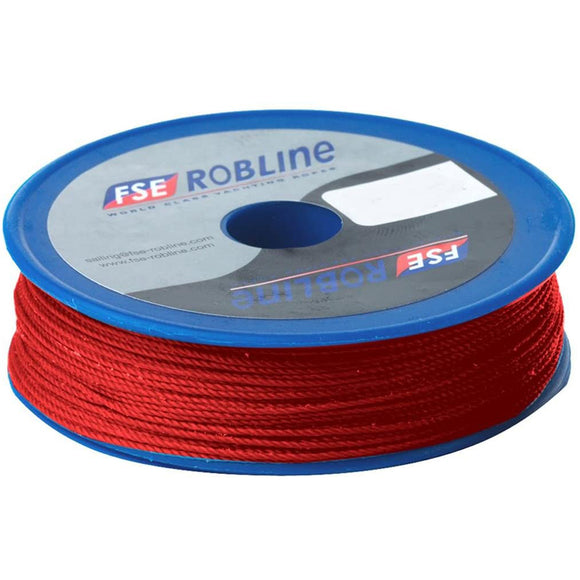 Robline Waxed Whipping Twine - 0.8mm x 40M - Red - Fishing Monsters