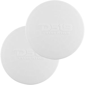 DS18 Silicone Marine Speaker Cover f/6.5" Speakers - White - Fishing Monsters