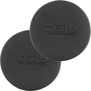 DS18 Silicone Marine Speaker Cover f/6.5" Speakers - Black - Fishing Monsters