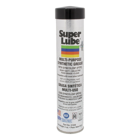 Super Lube Multi-Purpose Synthetic Grease w/Syncolon® (PTFE) - 3oz Cartridge - Fishing Monsters