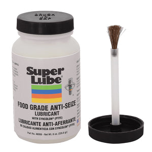 Super Lube Food Grade Anti-Seize w/Syncolon® (PTFE) - 8oz Brush Bottle - Fishing Monsters