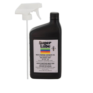 Super Lube Food Grade Synthetic Oil - 1qt Trigger Sprayer - Fishing Monsters