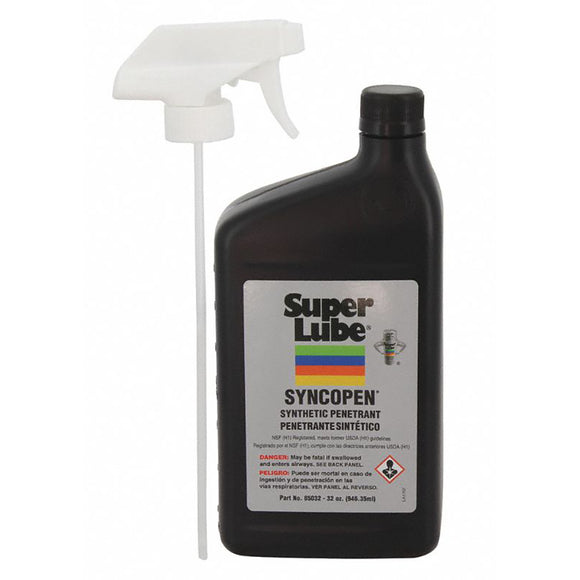 Super Lube Syncopen Synthetic Penetrant (Non-Aerosol) - 1qt Trigger Sprayer - Fishing Monsters