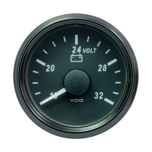 VDO SingleViu 52mm (2-1/16") Voltmeter f/24V Systems - 32V - Fishing Monsters