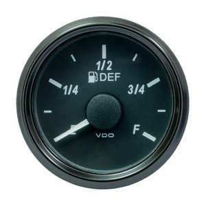 VDO SingleViu 52mm (2-1/16") DEF Level Gauge - 240-33 Ohm - Fishing Monsters