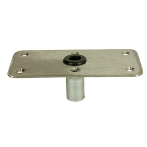 Springfield KingPin™ 4" x 8" - Stainless Steel - Rectangular Base (Standard) - Fishing Monsters