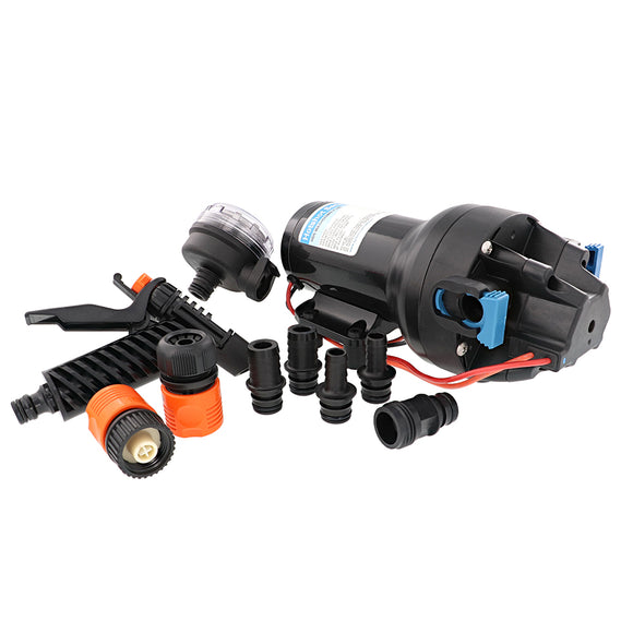 Jabsco HotShot HD5 Heavy Duty Washdown Pump - 12V - 5 GPM - 70 PSI - Fishing Monsters