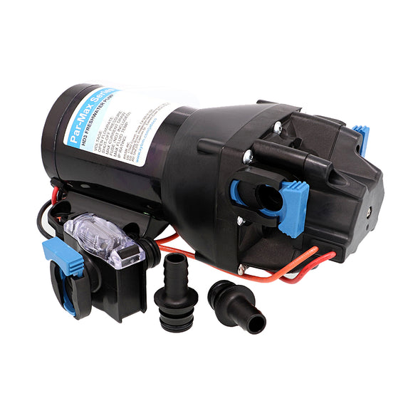 Jabsco Par-Max HD3 Heavy Duty Water Pressure Pump - 12V - 3 GPM - 40 PSI - Fishing Monsters