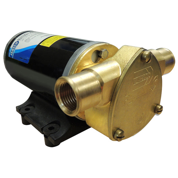 Jabsco Ballast King Bronze DC Pump with Deutsch Connector - No Reversing Switch - 15 GPM - Fishing Monsters