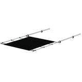 SureShade PTX Power Shade - 57" Wide - Stainless Steel - Black - Fishing Monsters