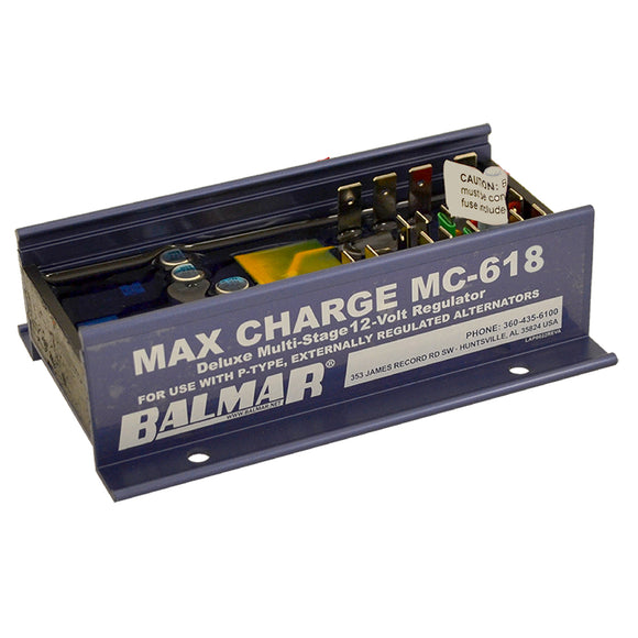 Balmar Max Charge MC618 Multi-Stage Regulator w/o Harness - 12V - Fishing Monsters