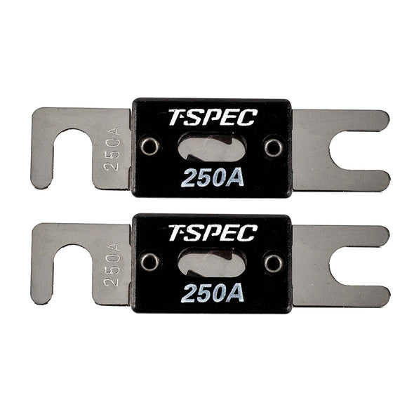 T-Spec V8 Series 250 AMP ANL Fuse - 2 Pack - Fishing Monsters