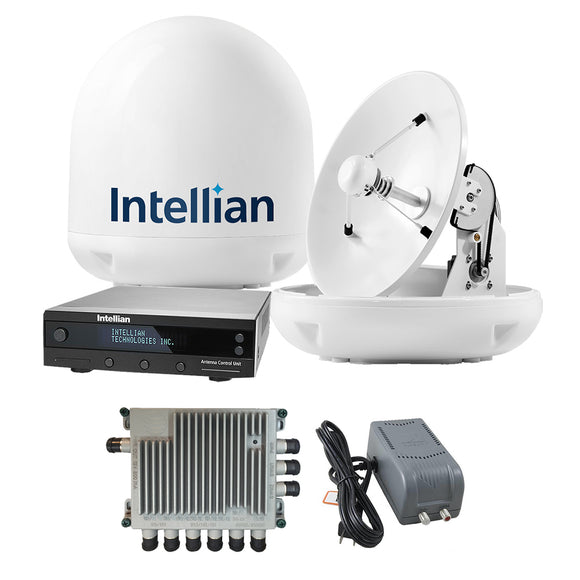 Intellian i4 All-Americas TV Antenna System & SWM-30 Kit - Fishing Monsters