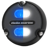 Hella Marine Apelo A1 Blue White Underwater Light - 1800 Lumens - Black Housing - Charcoal Lens - Fishing Monsters