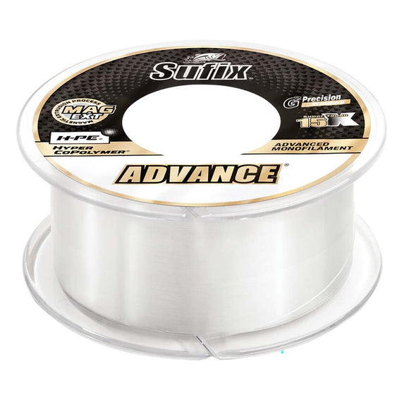 Sufix Advance® Monofilament - 20lb - Clear - 330 yds - Fishing Monsters