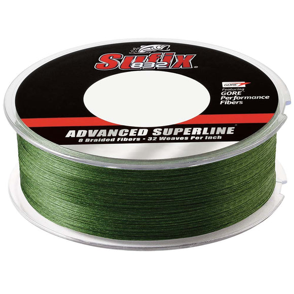 Sufix 832® Advanced Superline® Braid - 6lb - Low-Vis Green - 600 yds - Fishing Monsters