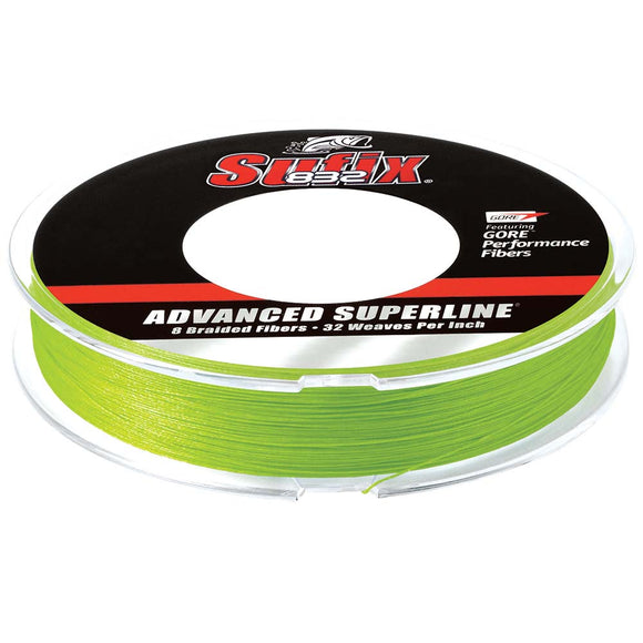 Sufix 832® Advanced Superline® Braid - 10lb - Neon Lime - 300 yds - Fishing Monsters