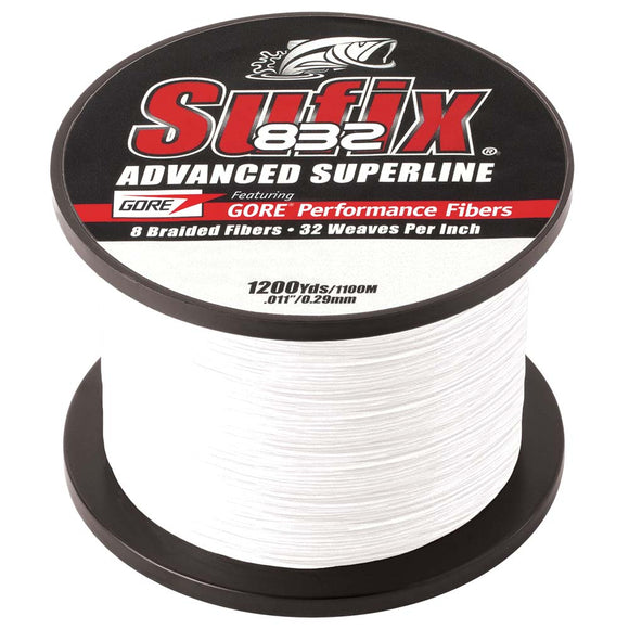 Sufix 832® Advanced Superline® Braid - 30lb - Ghost - 1200 yds - Fishing Monsters