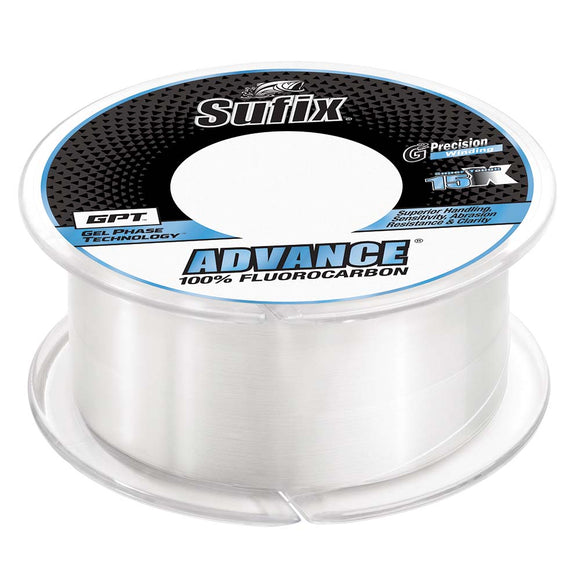 Sufix Advance® Fluorocarbon - 14lb - Clear - 200 yds - Fishing Monsters