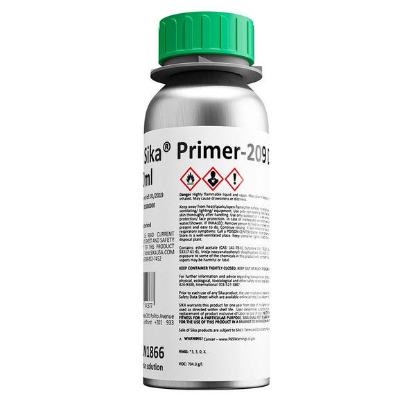 Sika Primer-209 D Black 250ml Bottle - Fishing Monsters