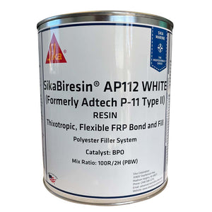 Sika SikaBiresin® AP112 White Gallon BPO Hardener Required - Fishing Monsters