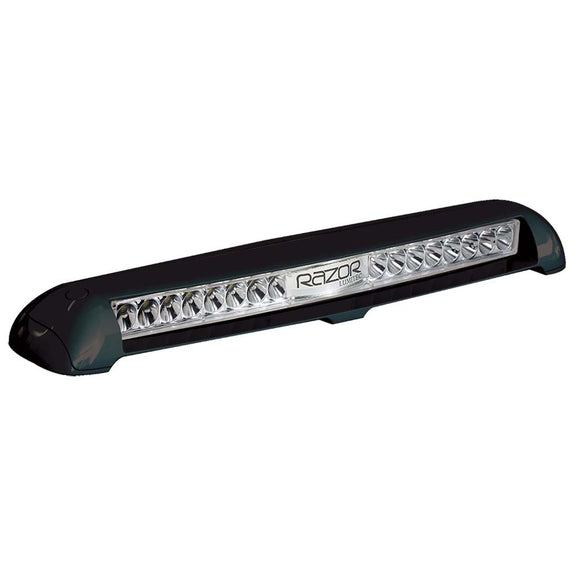 Lumitec Razor Light Bar - Flood - Black Housing - Flush Mount - Fishing Monsters