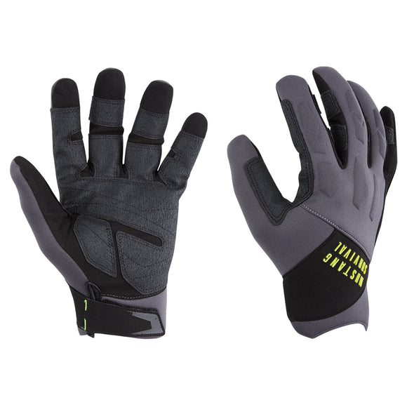 Mustang EP 3250 Full Finger Gloves - Grey/Black - XL - Fishing Monsters