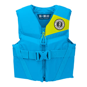 Mustang Youth REV Foam Vest - Blue - Youth - Fishing Monsters