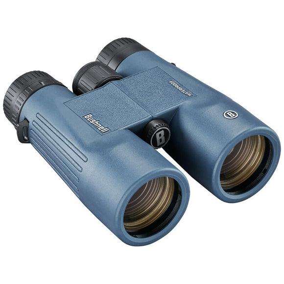 Bushnell 8x42mm H2O Binocular - Dark Blue Roof WP/FP Twist Up Eyecups - Fishing Monsters