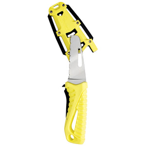 Wichard Offshore Rescue Knife Fixed Blade - Fluorescent - Fishing Monsters