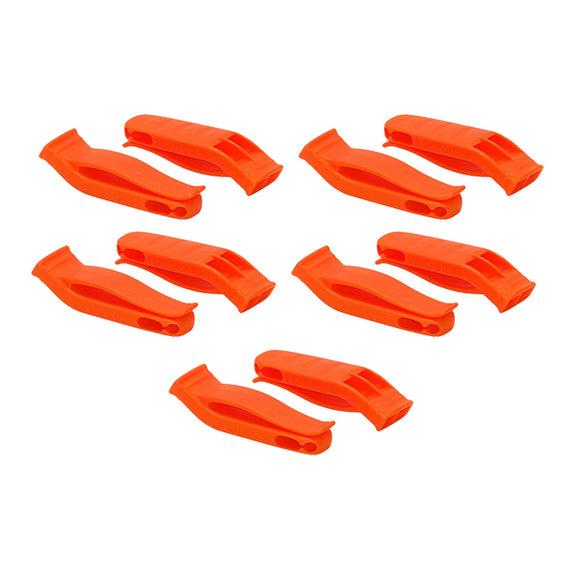 Mustang Signal Whistle - Orange *10-Pack - Fishing Monsters