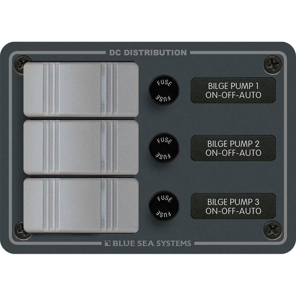 Blue Sea 8665 Contura 3 Bilge Pump Control Panel - Fishing Monsters