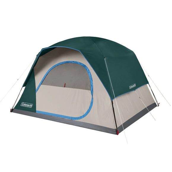 Coleman 6-Person Skydome™ Camping Tent - Evergreen - Fishing Monsters