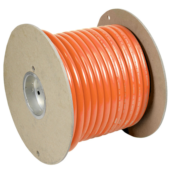 Pacer Orange 6 AWG Battery Cable - 100' - Fishing Monsters