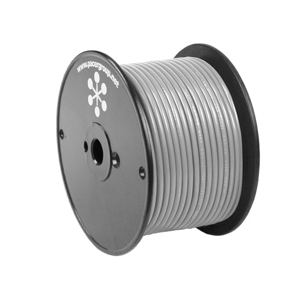 Pacer Grey 18 AWG Primary Wire - 100' - Fishing Monsters