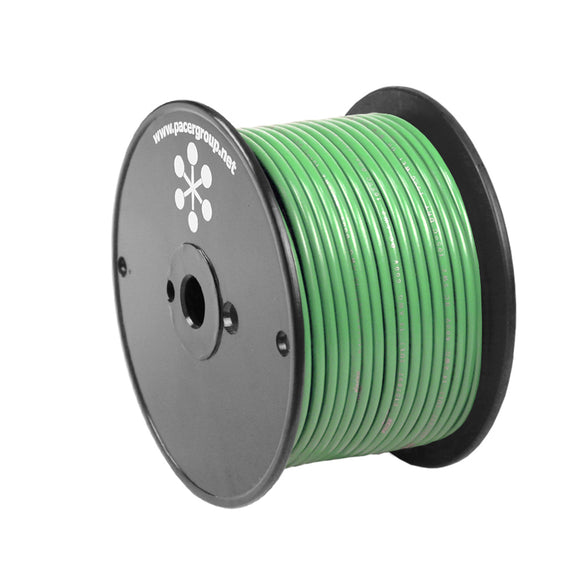 Pacer Light Green 16 AWG Primary Wire - 100' - Fishing Monsters