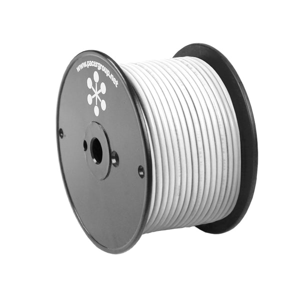 Pacer White 16 AWG Primary Wire - 100' - Fishing Monsters