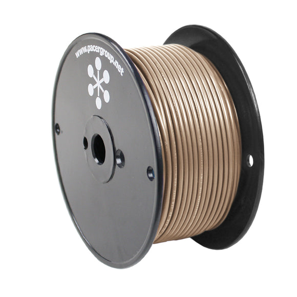 Pacer Tan 16 AWG Primary Wire - 250' - Fishing Monsters