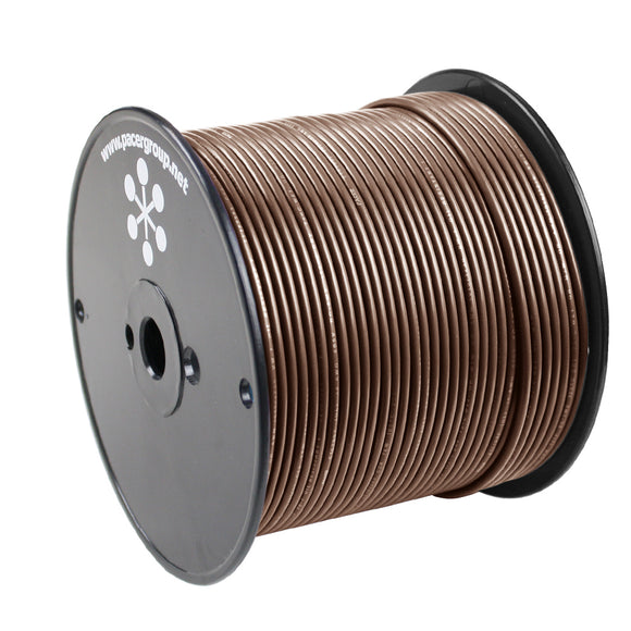 Pacer Brown 16 AWG Primary Wire - 500' - Fishing Monsters