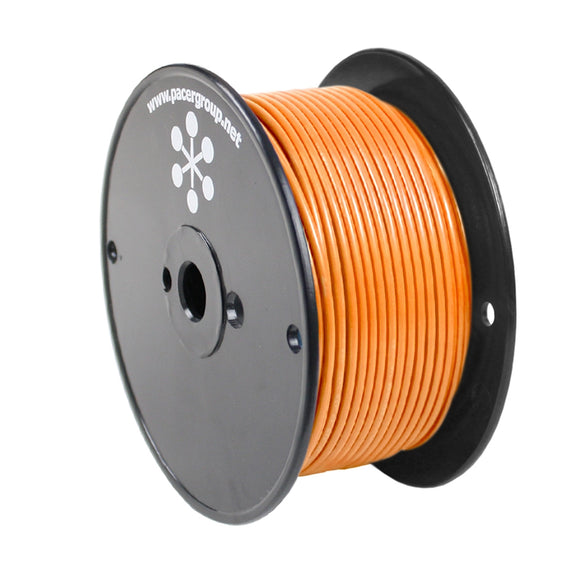 Pacer Orange 14 AWG Primary Wire - 250' - Fishing Monsters