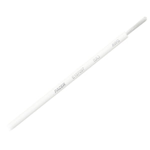 Pacer White 8 AWG Primary Wire - 25' - Fishing Monsters